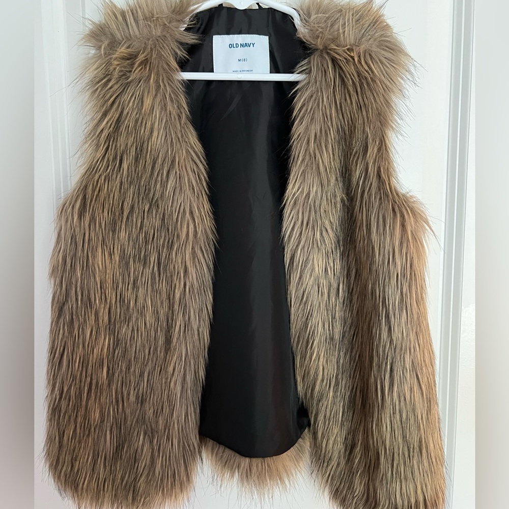 Girls Faux Fur Vest